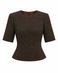 Charlotte Brown Top