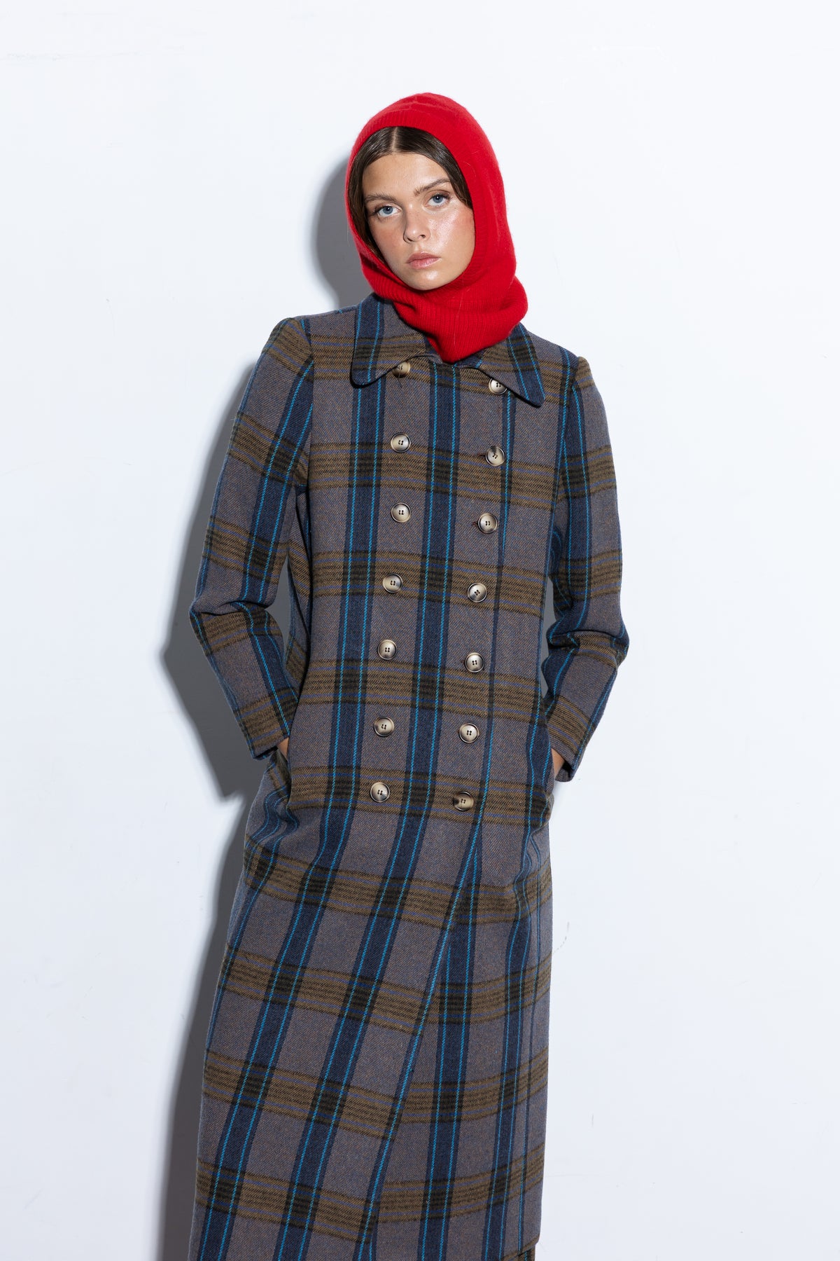 Capucine Blue Coat