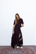 Charlotte Aubergine Skirt