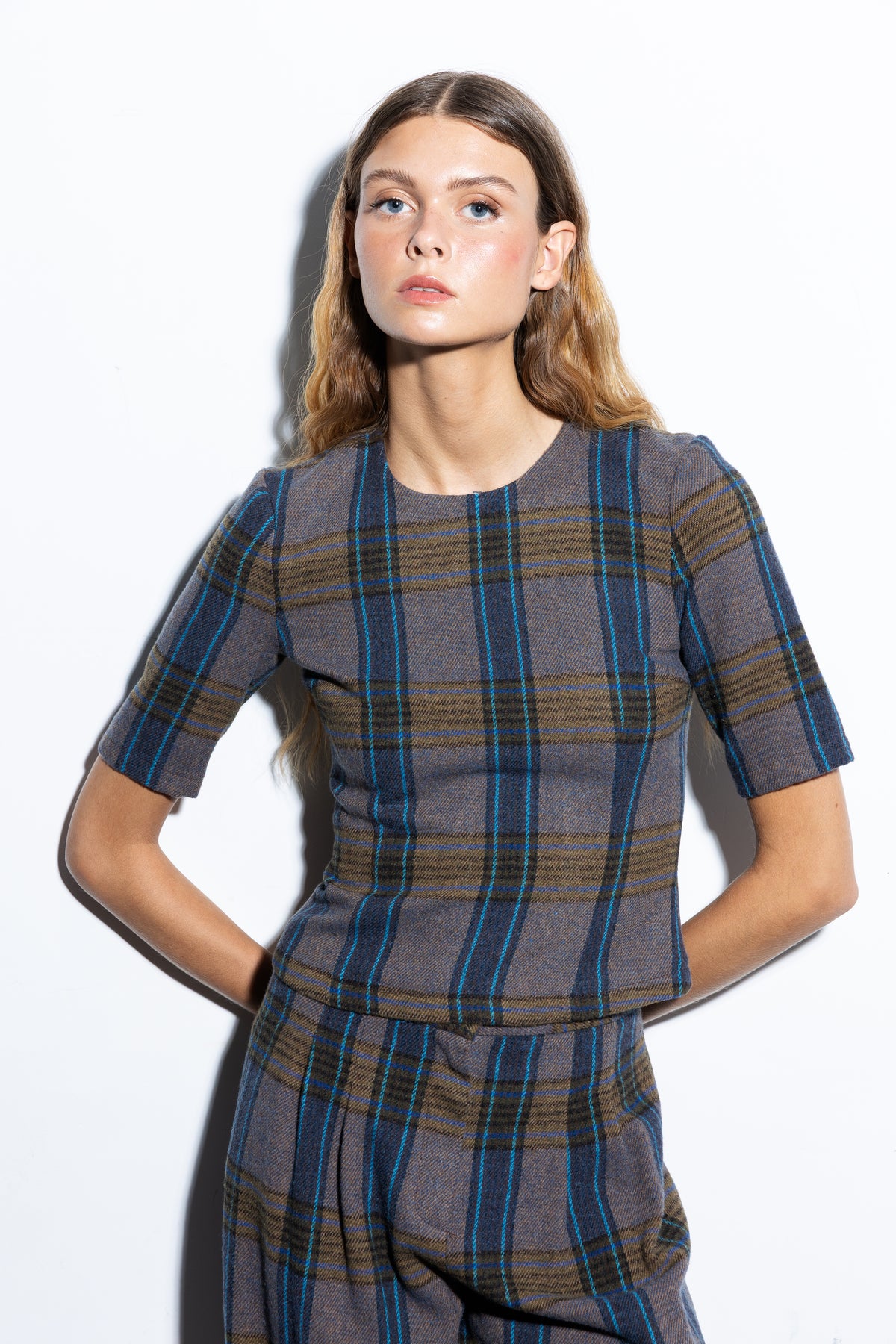 Capucine Blue Top