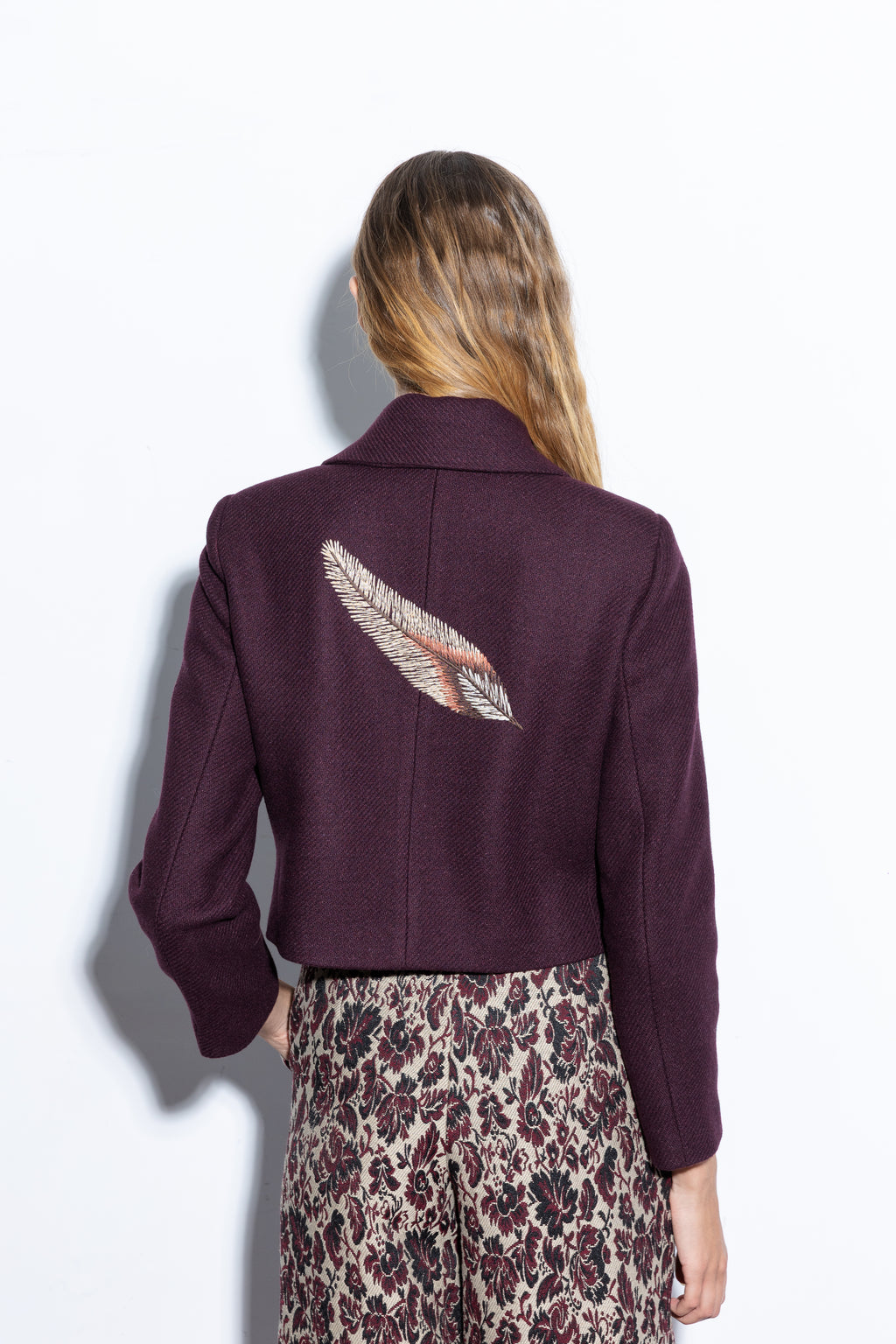 Charlotte Aubergine Jacket