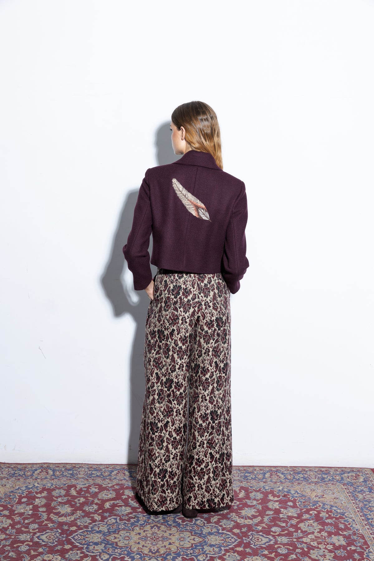 Charlotte Aubergine Jacket