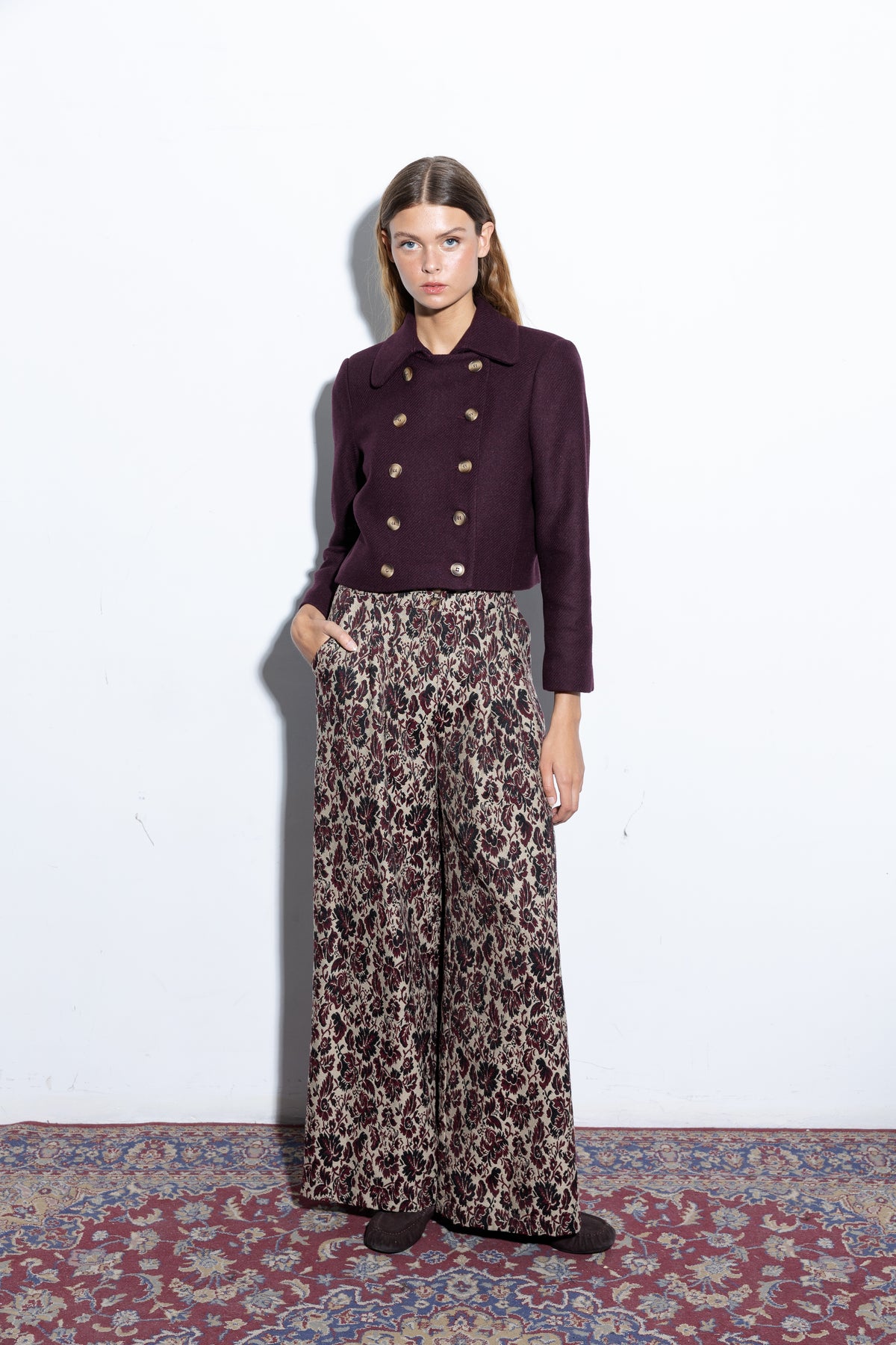 Charlotte Aubergine Jacket
