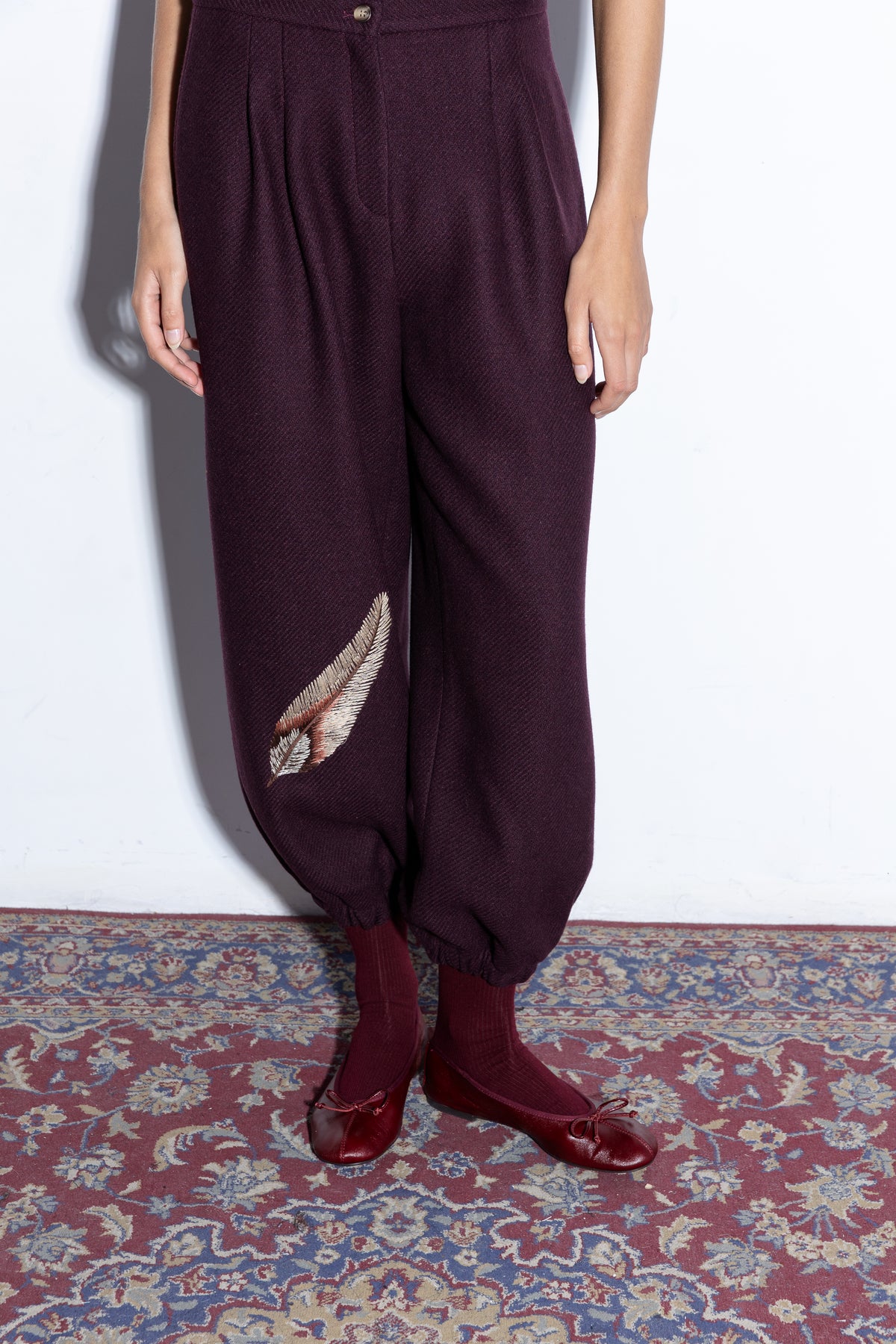 Charlotte Aubergine Pants