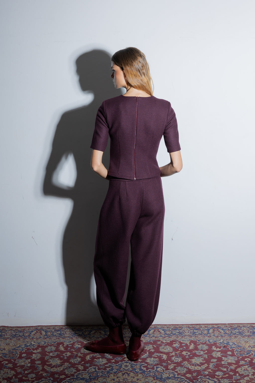Charlotte Aubergine Pants