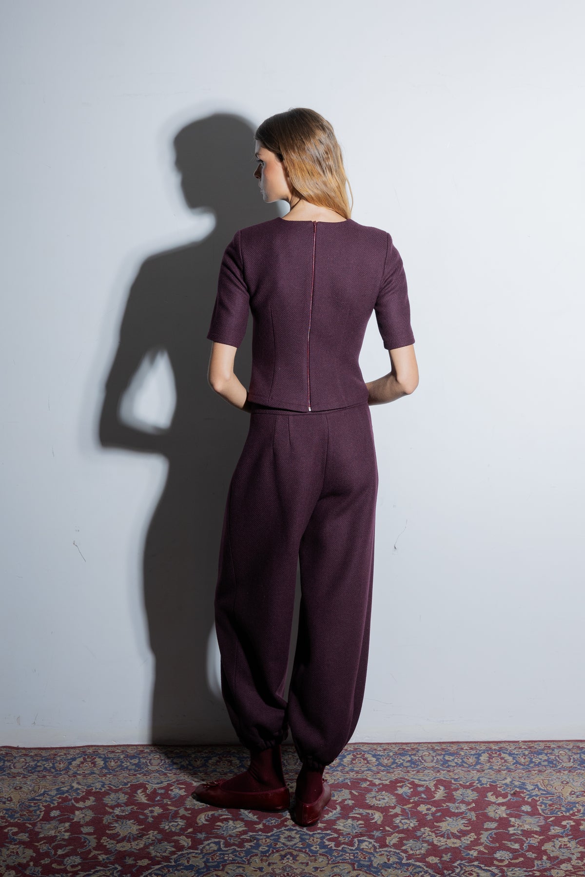 Charlotte Aubergine Top