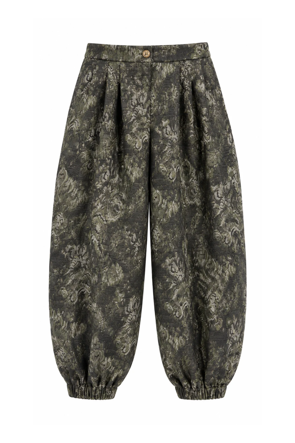 Colette Green Gathered Pants