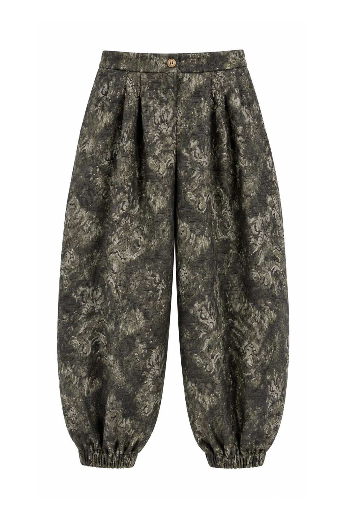Colette Green Gathered Pants