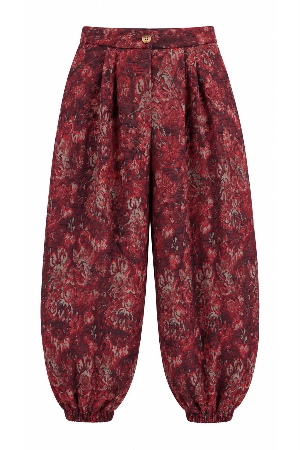 Colette Red Gathered Pants