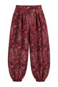 Colette Red Gathered Pants