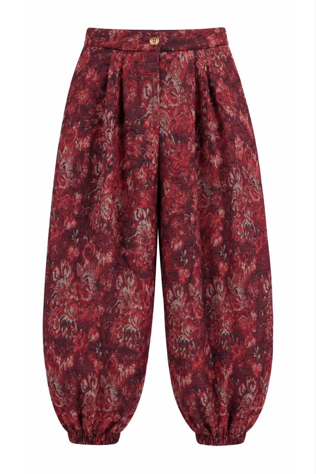 Colette Red Gathered Pants