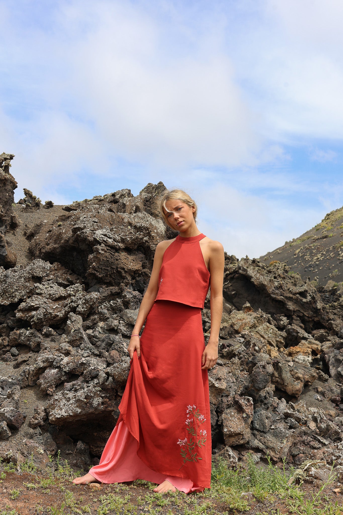 FALDA FLOR DE ALMENDRO