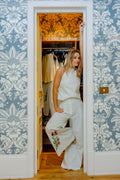 Pantalon palazzo brote verde