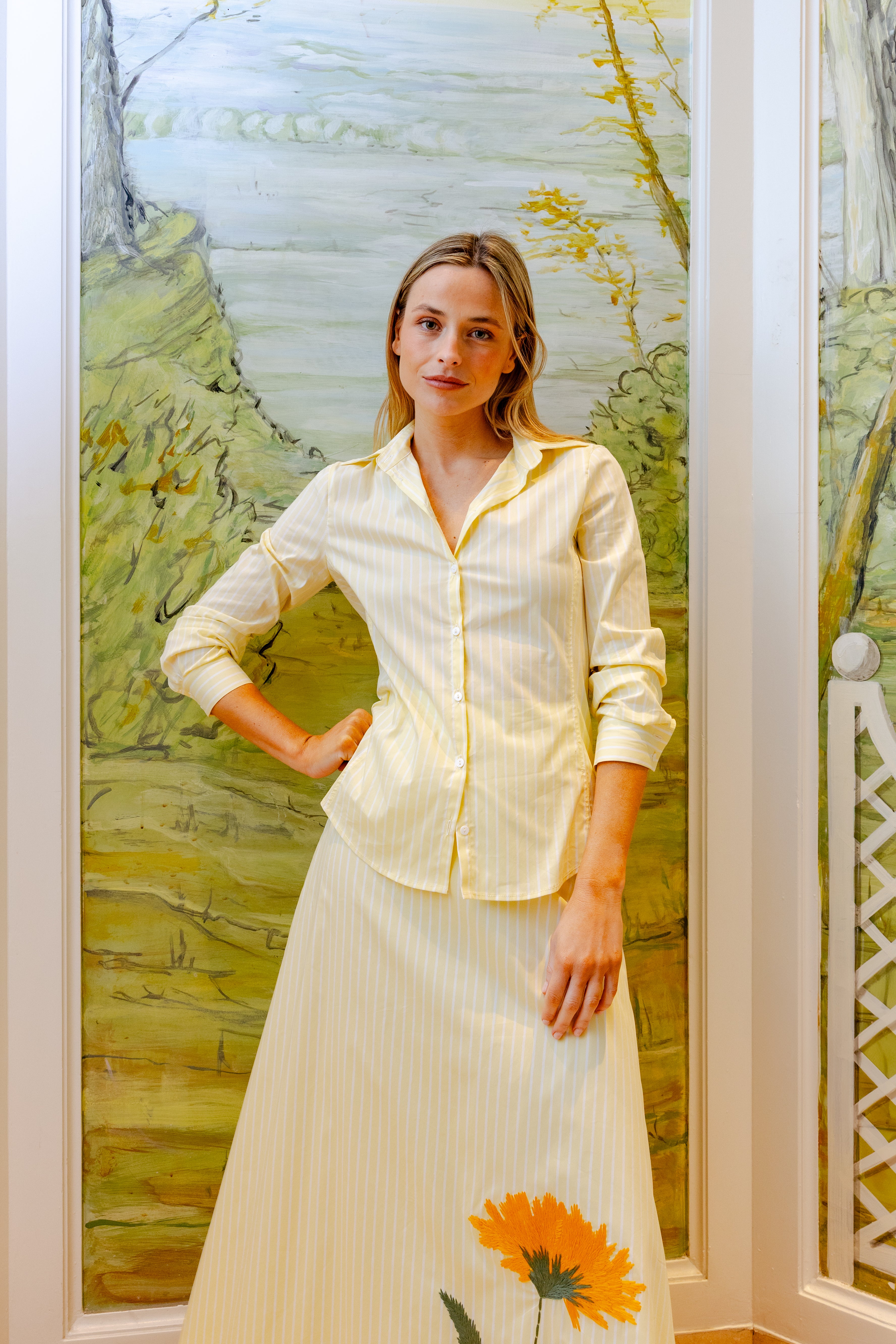 Camisa Raiz amarilla