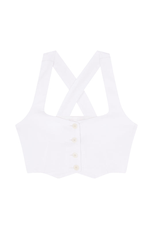 CHALECO AMALFI BLANCO