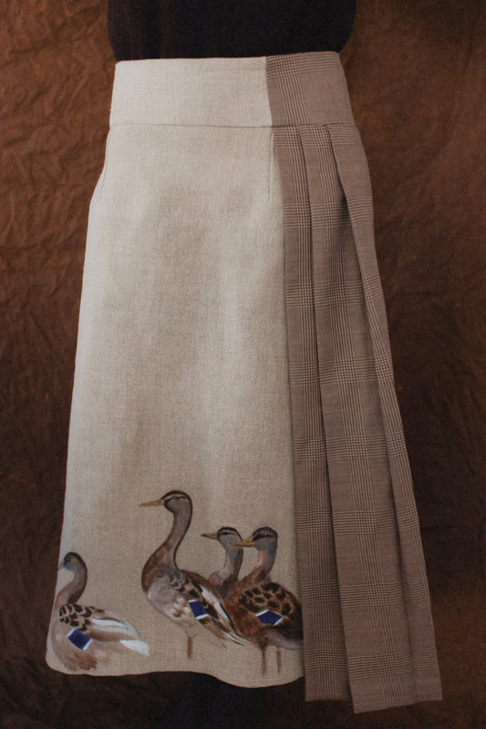 FALDA LOS PATOS AZULONES