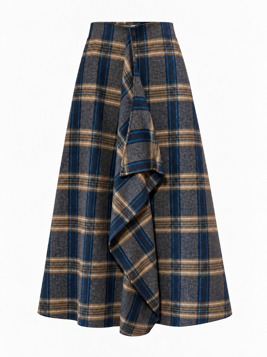 Capucine Brown Ruffle Skirt