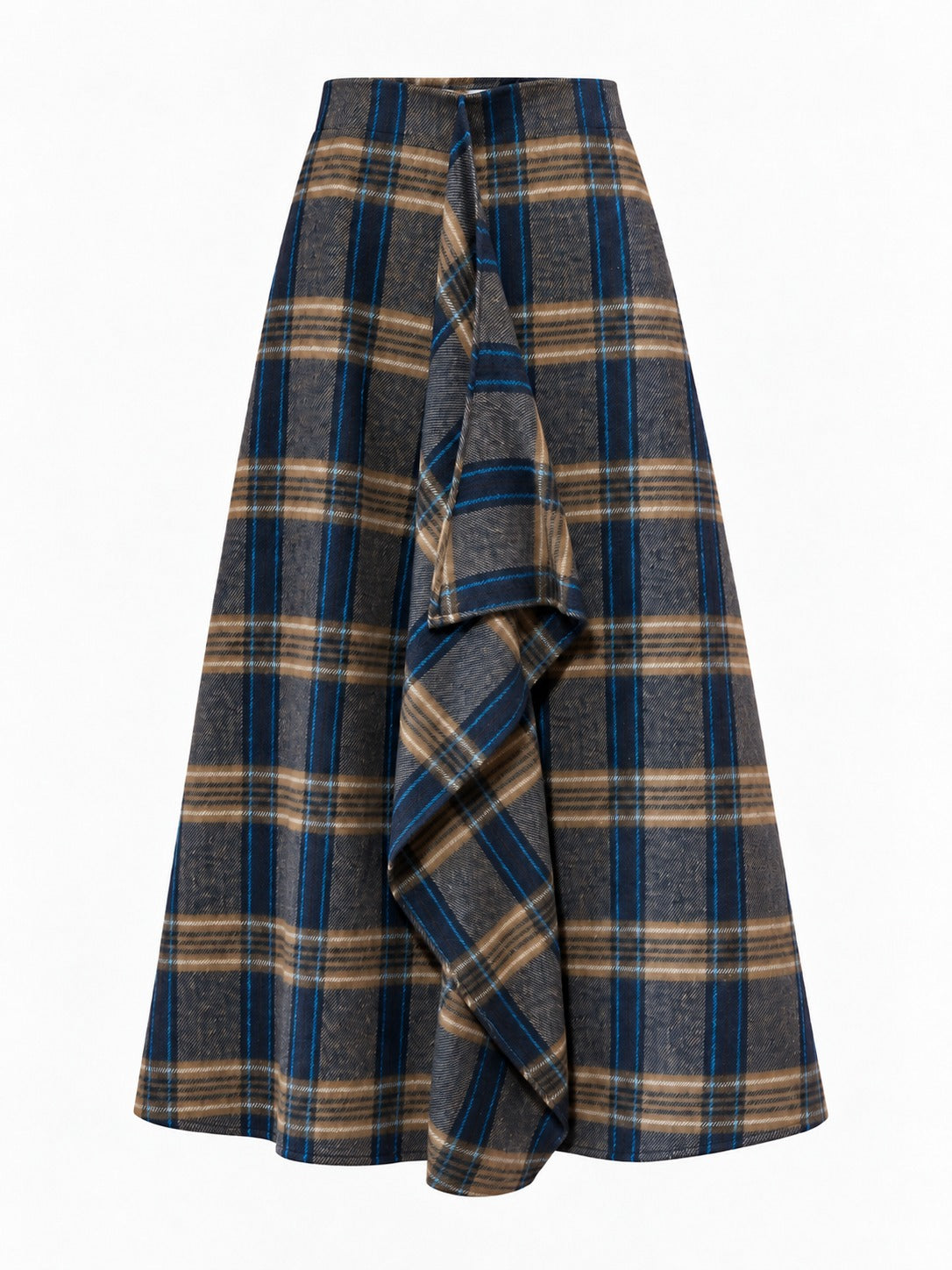 Capucine Brown Ruffle Skirt